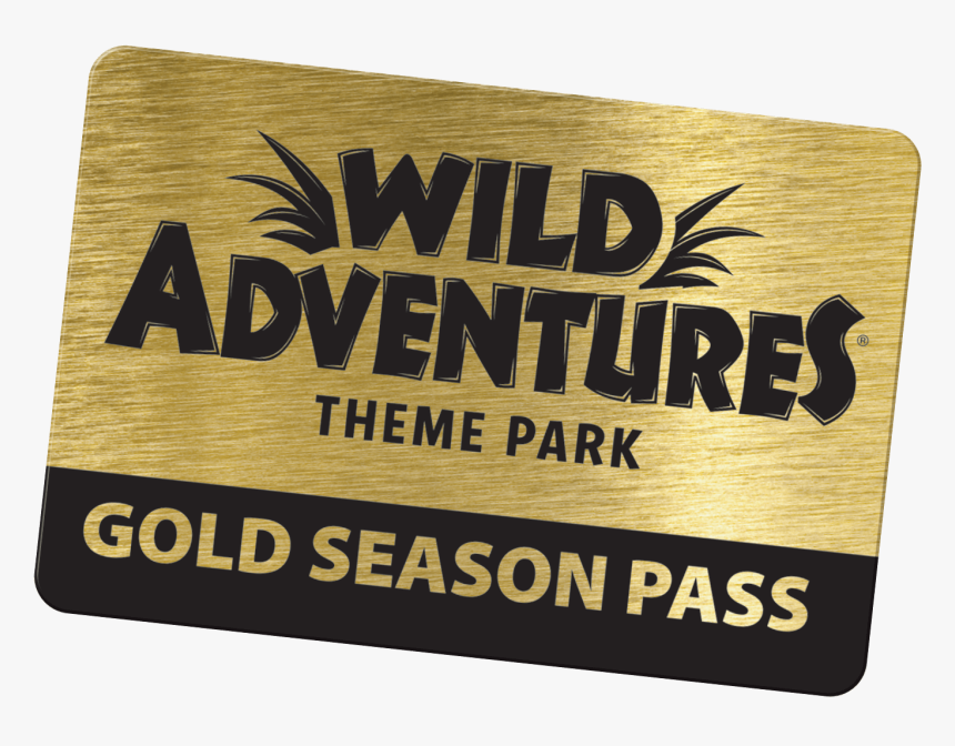 Gold Season Pass - Wild Adventures Season Pass, HD Png Download, Free Download