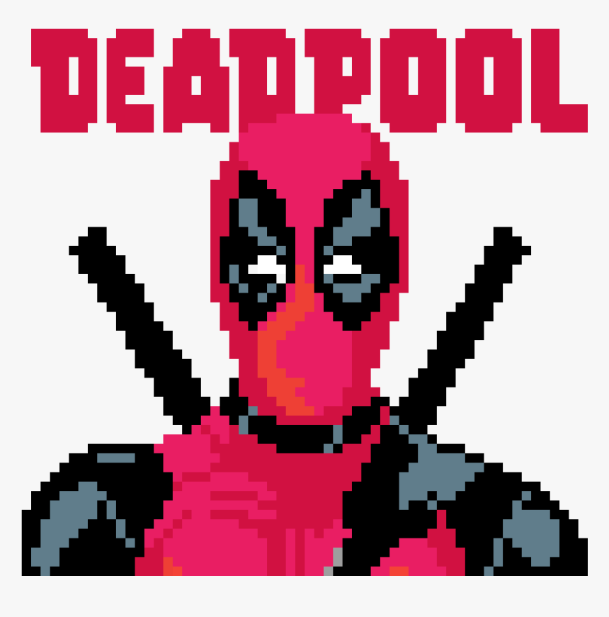 Pixel Art Deadpool, HD Png Download, Free Download
