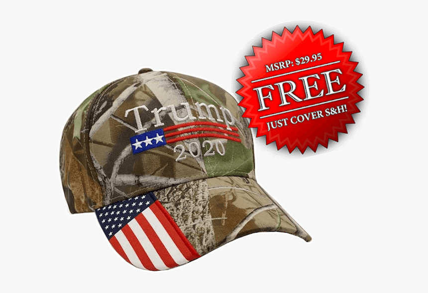 Free Trump Hat Camo - Trump 2020 Hat Camo, HD Png Download, Free Download