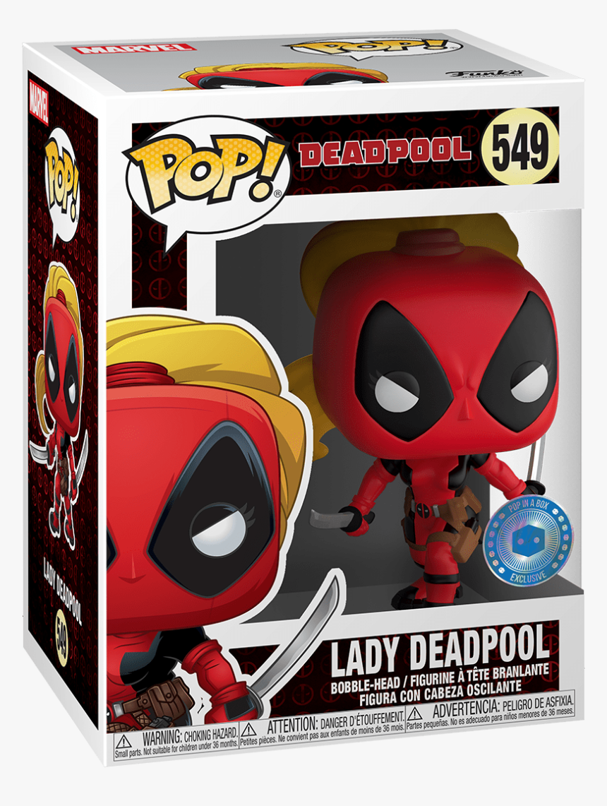 Deadpool #328 Funko Pop Flocked, HD Png Download, Free Download