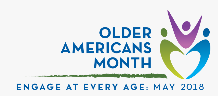 Older Americans Month Logo - Older Americans Month 2018, HD Png Download, Free Download