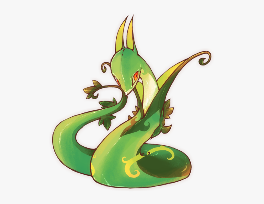 Pokemon Serperior Art, HD Png Download, Free Download