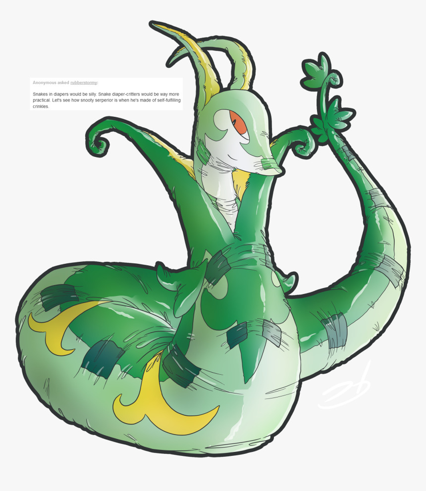 Diapercritter Serperior - Serperior Diaper, HD Png Download, Free Download