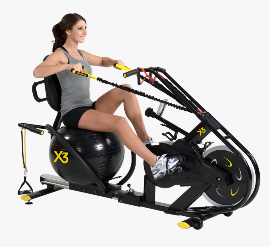 Girl On Bike - Ball Bike X3, HD Png Download, Free Download