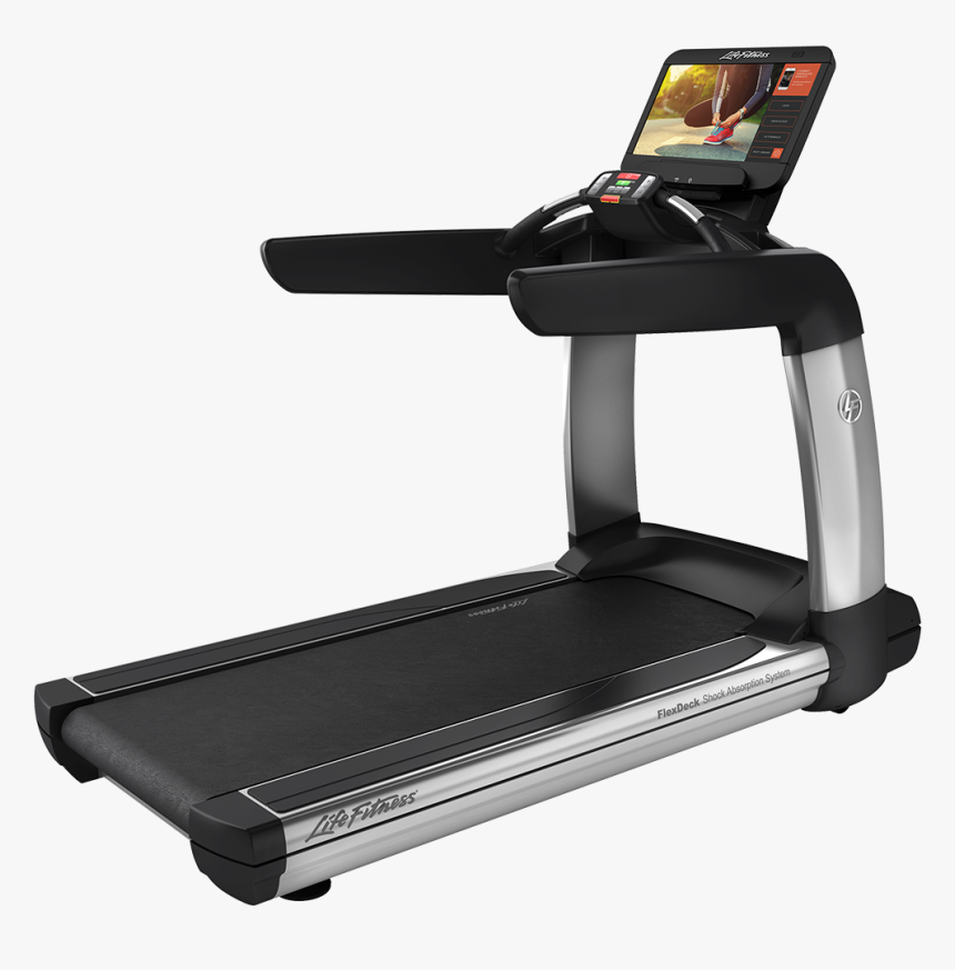 Elevation Treadmill With Discover Se3 Hd Arctic Silver - Life Fitness Club Series Treadmill, HD Png Download, Free Download