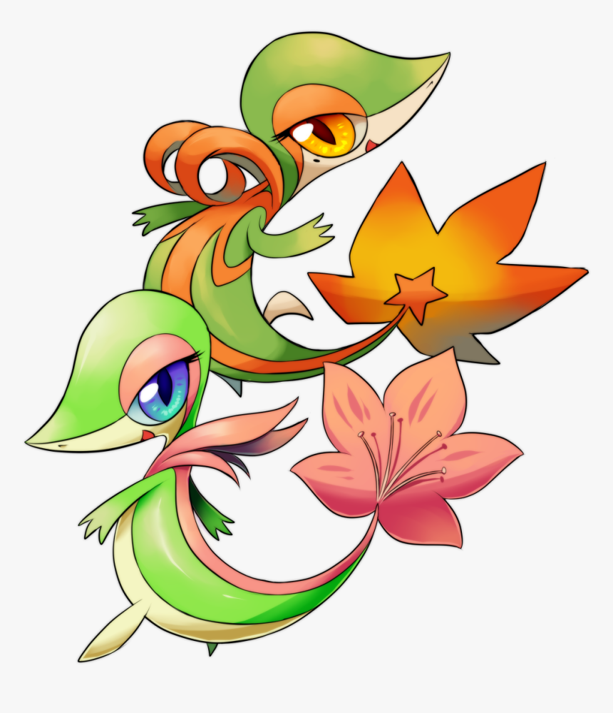 Fire Type Snivy, HD Png Download, Free Download