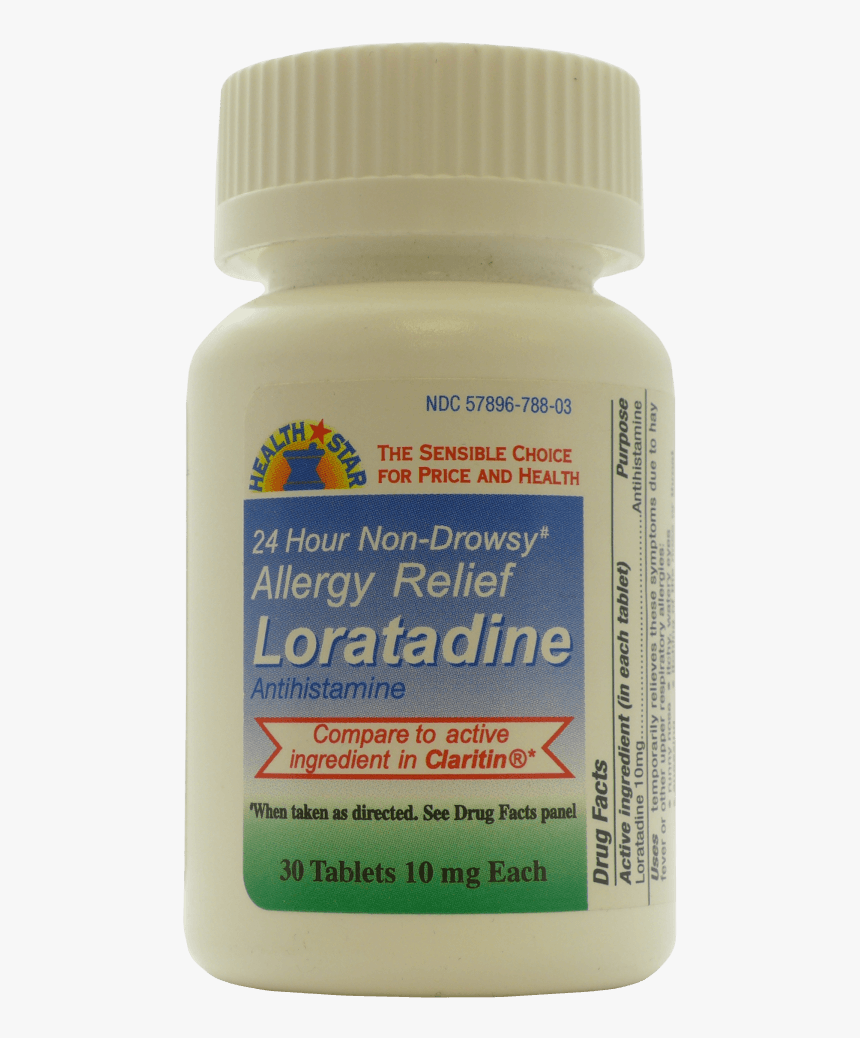 Allergy Relief Loratadine Tablets - Strawberry, HD Png Download, Free Download