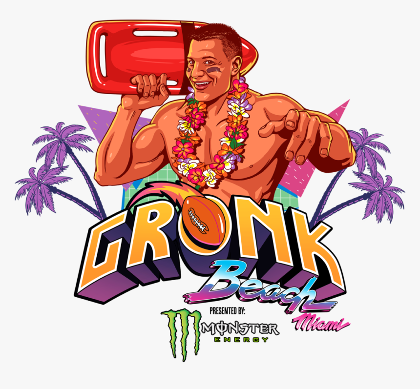 Bronk Beach Super Bowl Party - Gronk Beach Party, HD Png Download, Free Download