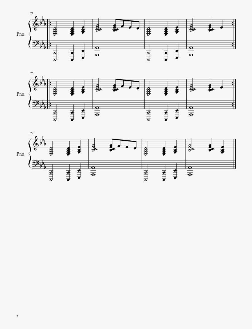 She's Mine J Cole Piano Sheet Music, HD Png Download, Free Download