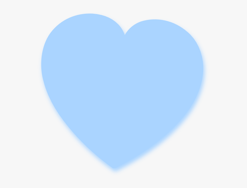 Light Blue Heart Svg Clip Arts - Heart, HD Png Download, Free Download