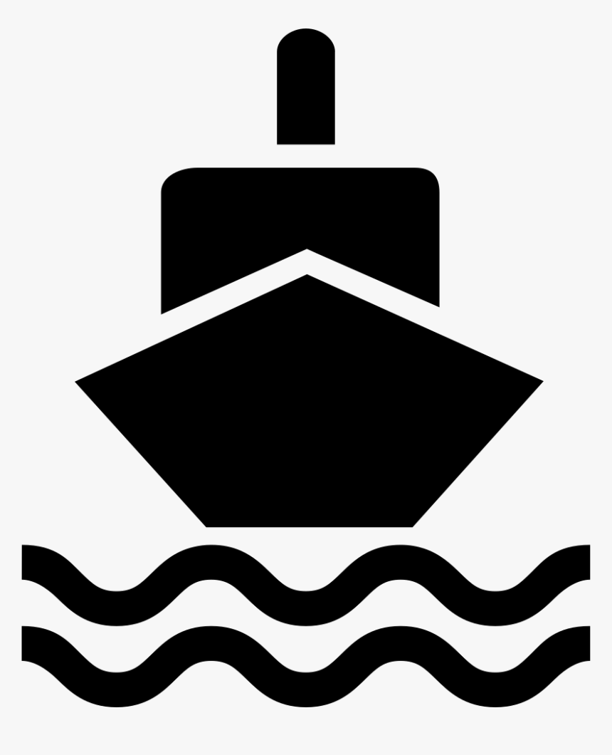 Transparent Cruise Ship Black And White Png - Water Taxi Symbol Png, Png Download, Free Download