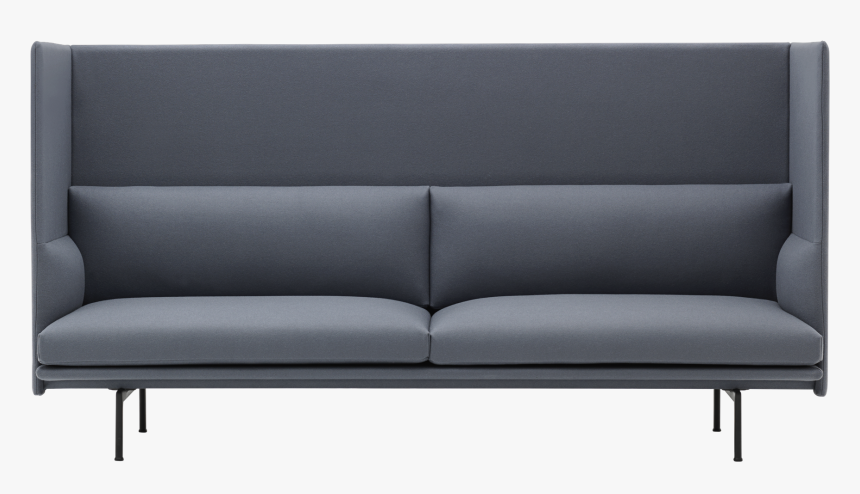 28491 154 Outline 3 Seater Highback Divina 154 1535547286 - Muuto Outline Highback Sofa, HD Png Download, Free Download