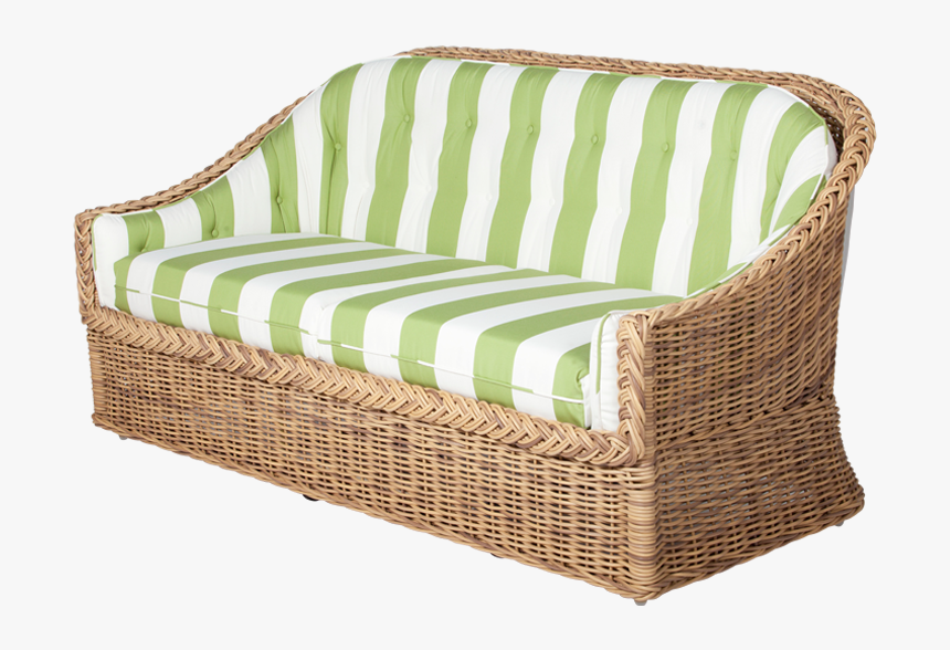 Outdoor Round Back Sofa - Wicker, HD Png Download, Free Download