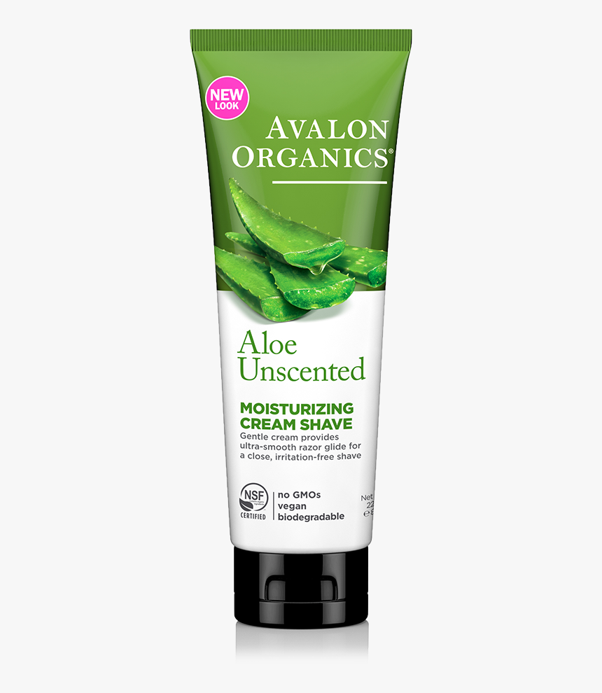 Aloe Cream Shave - Avalon Organics Shaving Cream, HD Png Download, Free Download