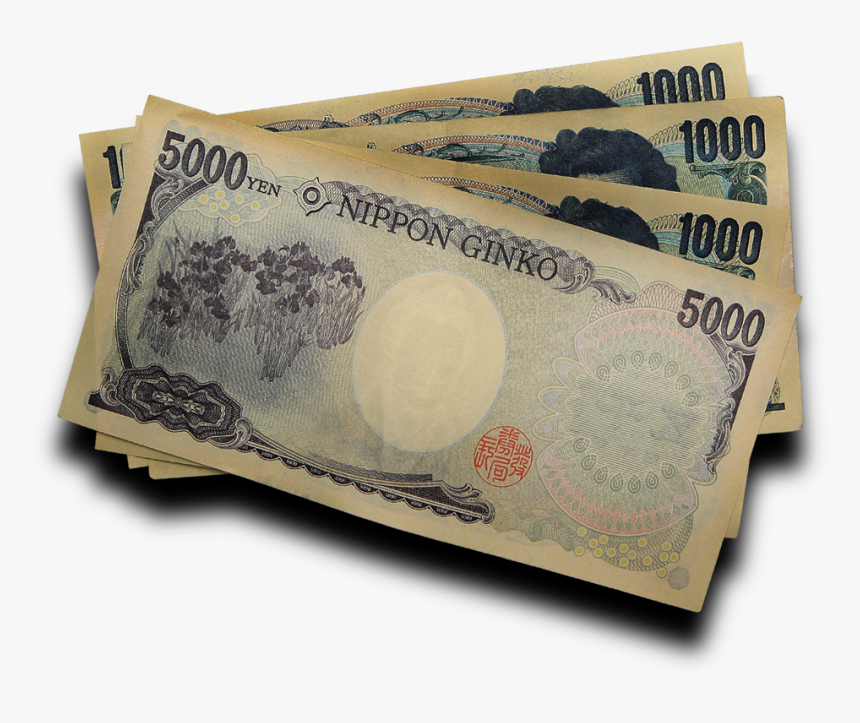 Cash Euro Banknotes Money - 5000 Yen, HD Png Download, Free Download
