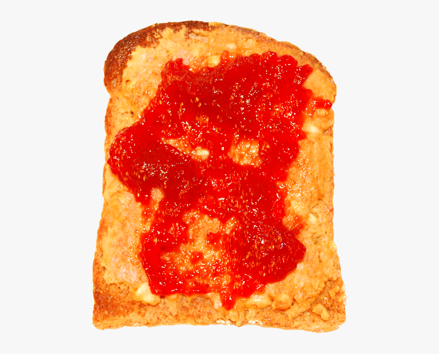 Toast With Jam Png, Transparent Png, Free Download