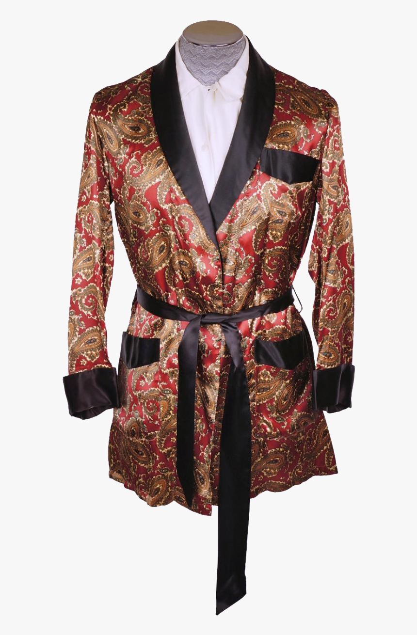 Vintage Smoking Jacket 1950s, HD Png Download, Free Download