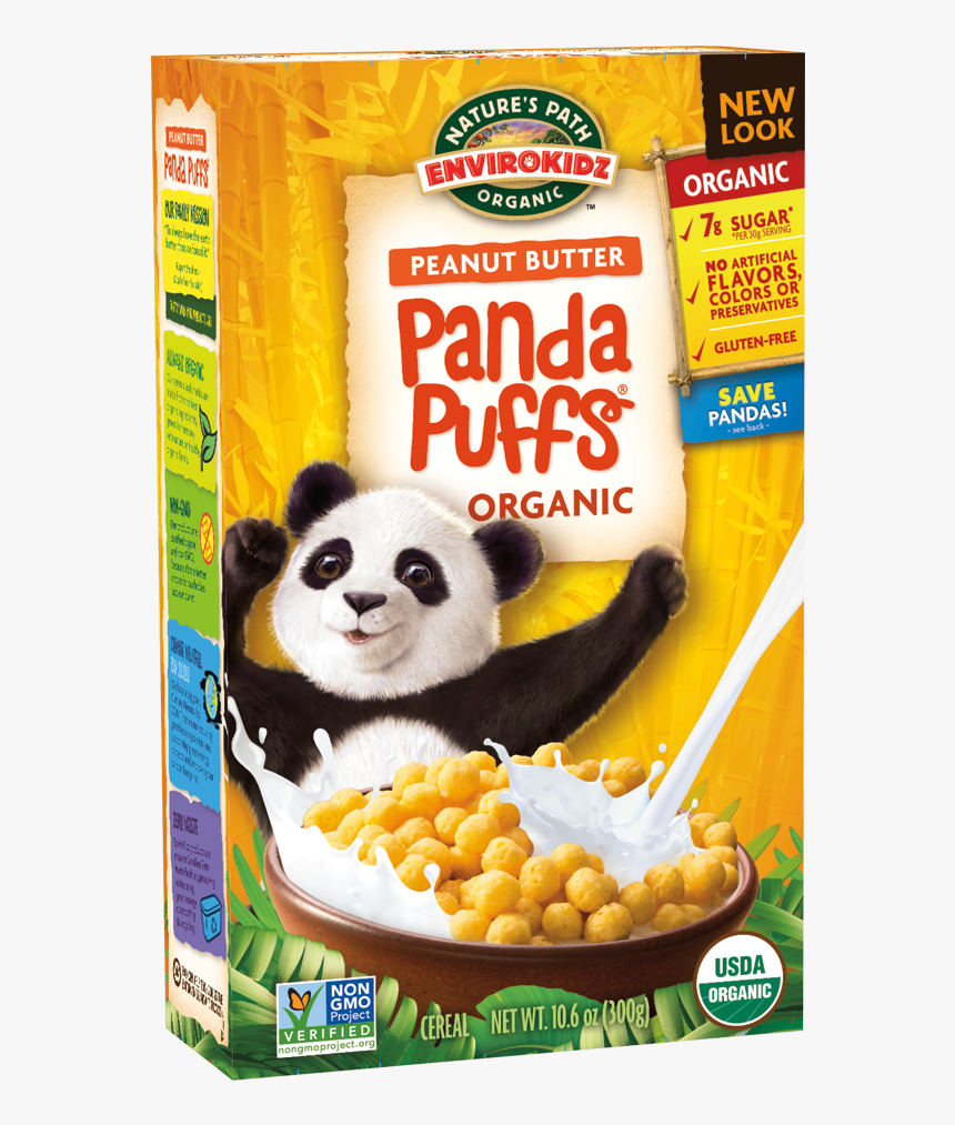 Peanut Butter Panda Puffs, HD Png Download, Free Download