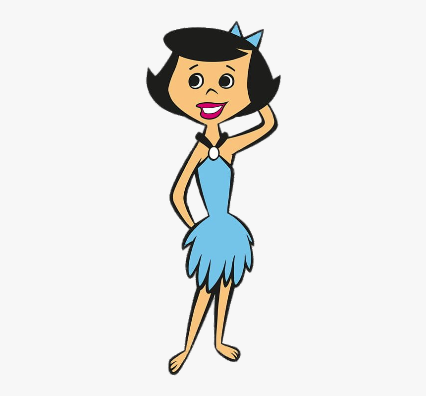 The Flintstones Betty Rubble Posing - Betty Rubble Cartoon Character, HD Png Download, Free Download
