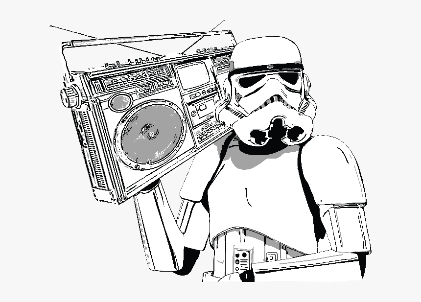 Transparent Ghetto Png - Starwars Stormtrooper Vector, Png Download, Free Download