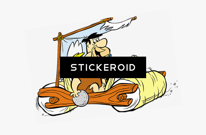 The Flintstones Fred And Barney In Car , Png Download - Barney And Fred Car, Transparent Png, Free Download