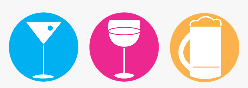 Alcohol, Wine, Beer, Cocktail, Martini, Drinking, Party - Wine And Beer Graphic, HD Png Download, Free Download