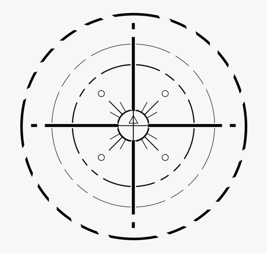 Transparent Crosshair Futuristic - Sci Fi Crosshair Png, Png Download, Free Download