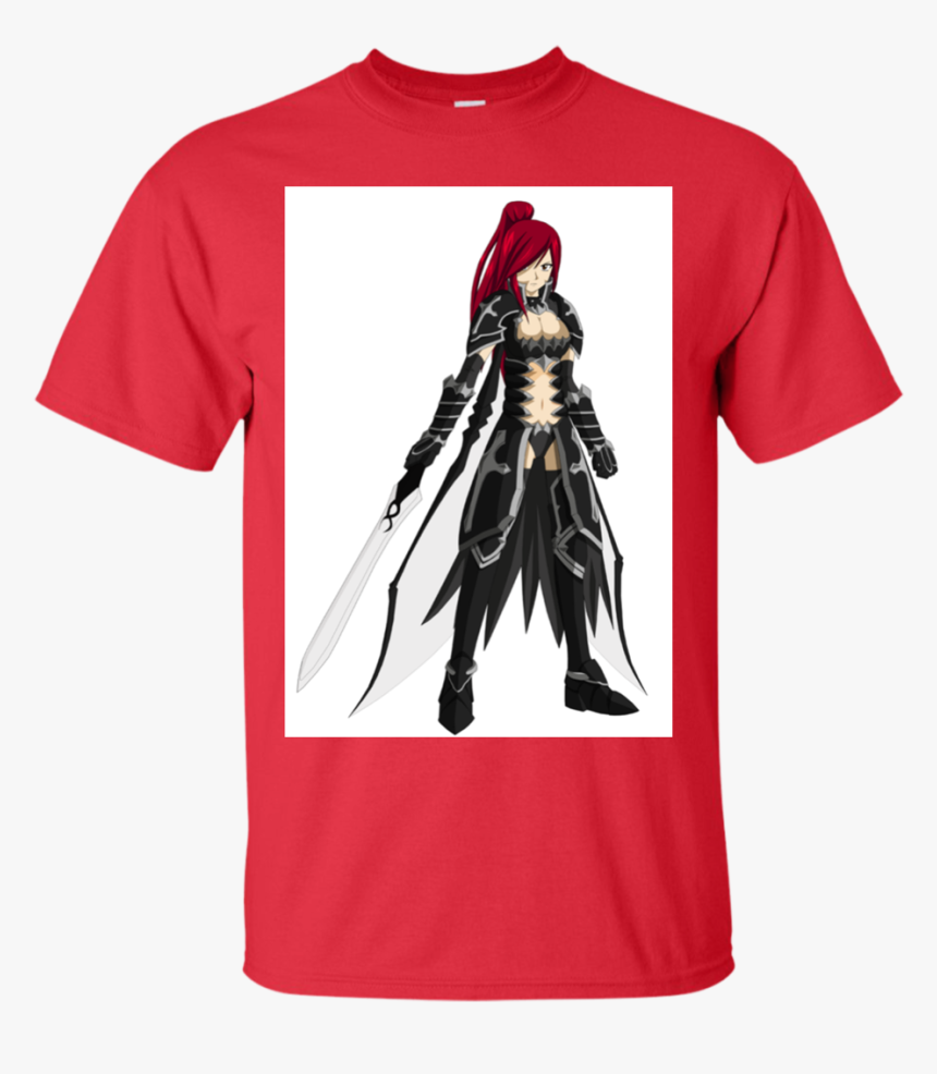 Erza Scarlet T Shirt & Hoodie, HD Png Download, Free Download