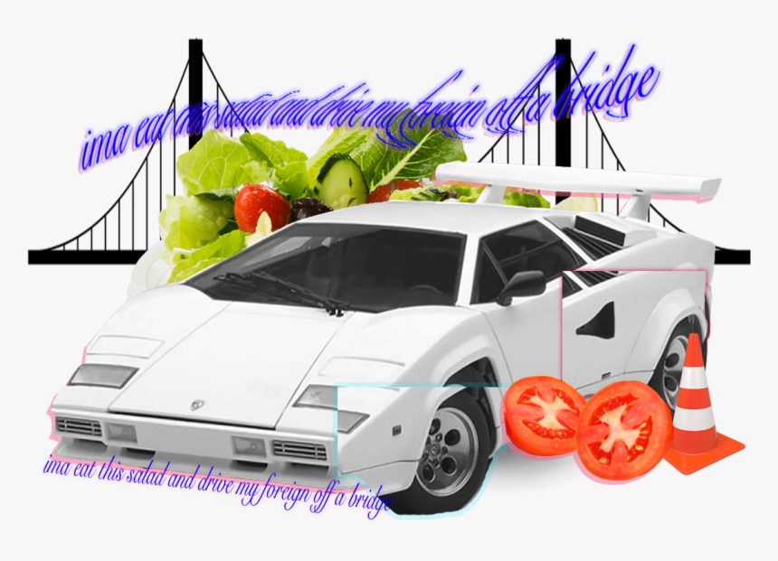 Transparent Yung Lean Png - Lamborghini Countach, Png Download, Free Download