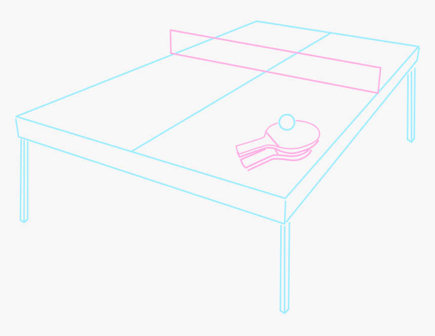 Transparent Ping Pong Clipart - Coffee Table, HD Png Download, Free Download