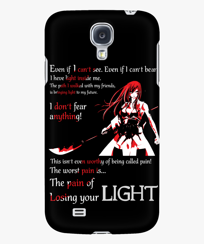 The Pain Of Losing Your Light Erza Scarlet - Fairy Tail Erza, HD Png Download, Free Download