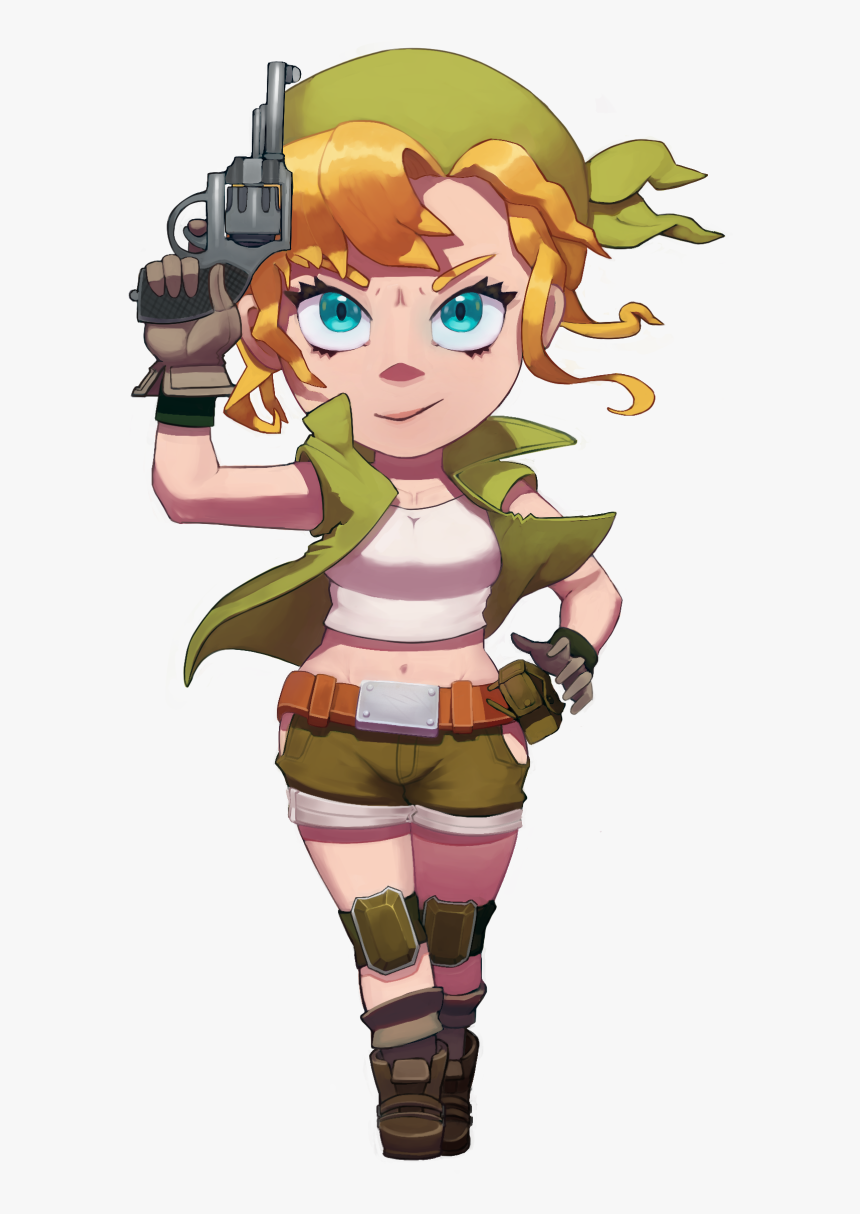 “ Metalslug Sticker 2/3 
eri Kasamoto
” - Cartoon, HD Png Download, Free Download