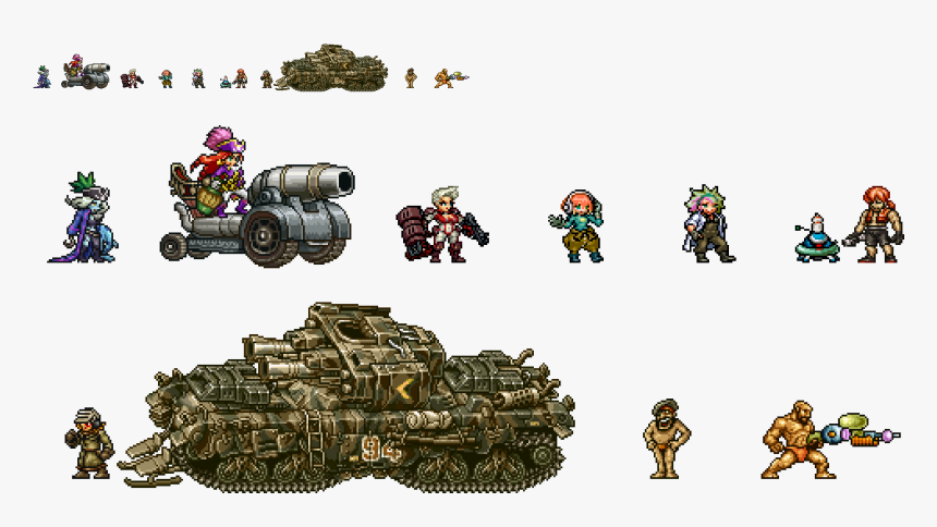 Metal Slug Fan Sprites, HD Png Download, Free Download