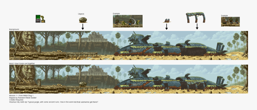 Metal Slug Level Design , Png Download - Metal Slug Level Design, Transparent Png, Free Download