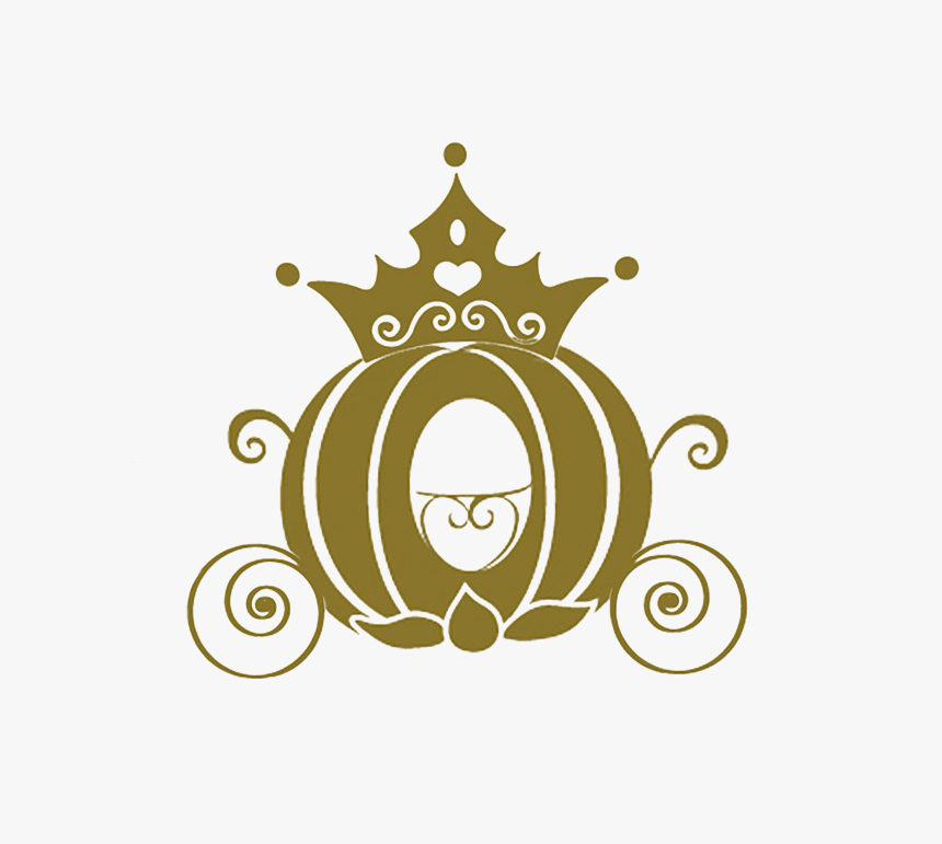 Cartoon Crown Pumpkin Carriage Png Download - Pumpkin Carriage Png, Transparent Png, Free Download