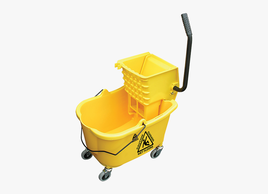 Mop Bucket Png - Mop Bucket Cart, Transparent Png, Free Download