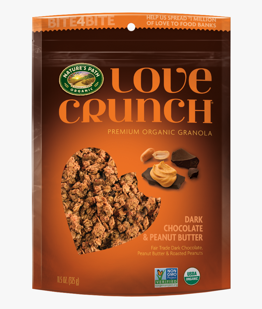 Love Crunch Dark Chocolate Peanut Butter, HD Png Download, Free Download