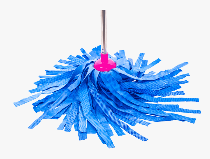 Pink Mop Bucket Flower Chamois Mop - Electric Blue, HD Png Download, Free Download