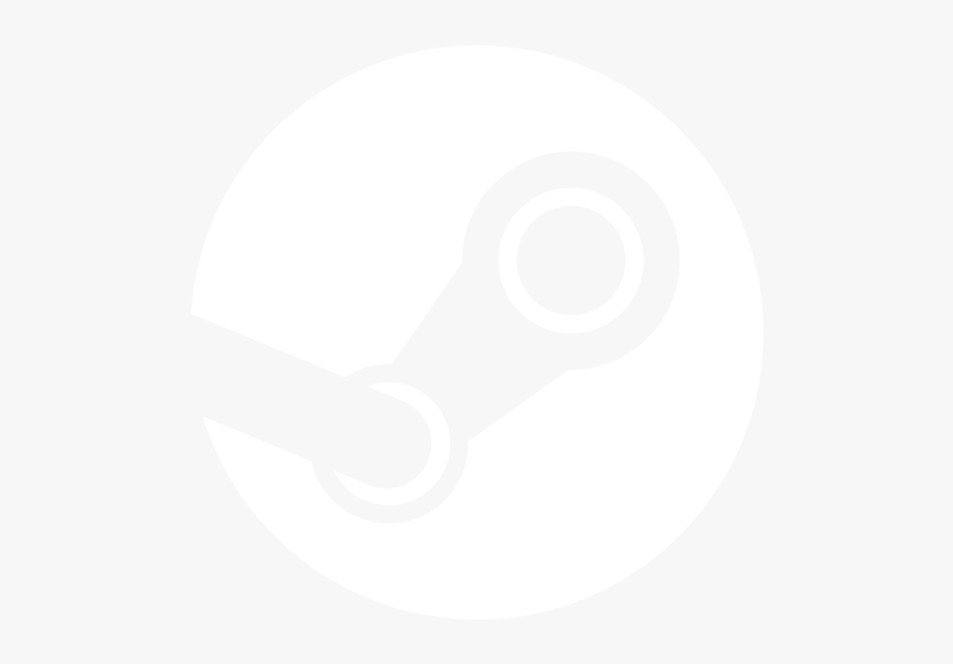 Steam Logo White Png, Transparent Png, Free Download