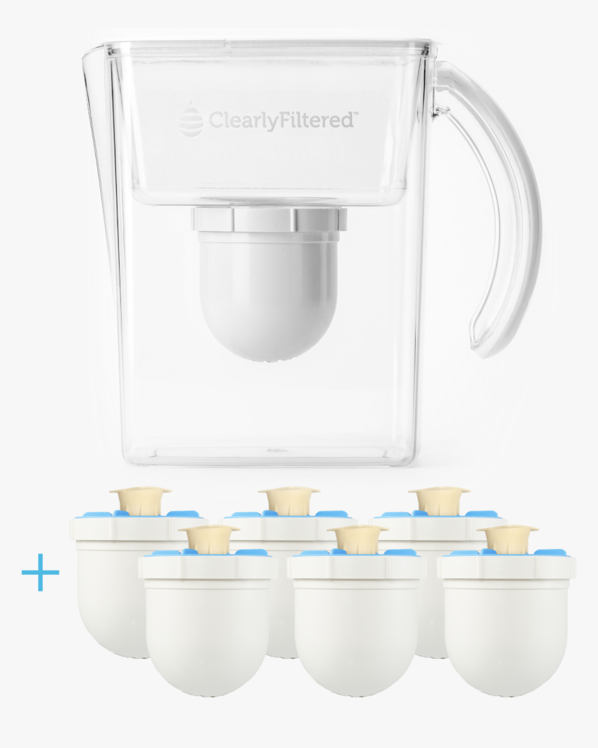Water Pitcher Filter 6-pack Combo - Clearly Filtered, HD Png Download, Free Download
