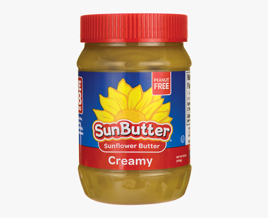 Sunbutter Sunflower Butter Creamy 16 Oz Jar - Sun Butter, HD Png Download, Free Download