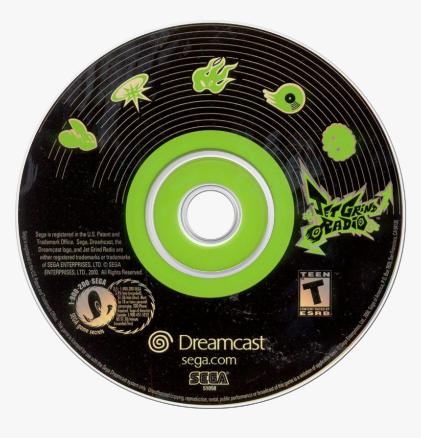 Jet Grind Radio Dreamcast Disc, HD Png Download, Free Download