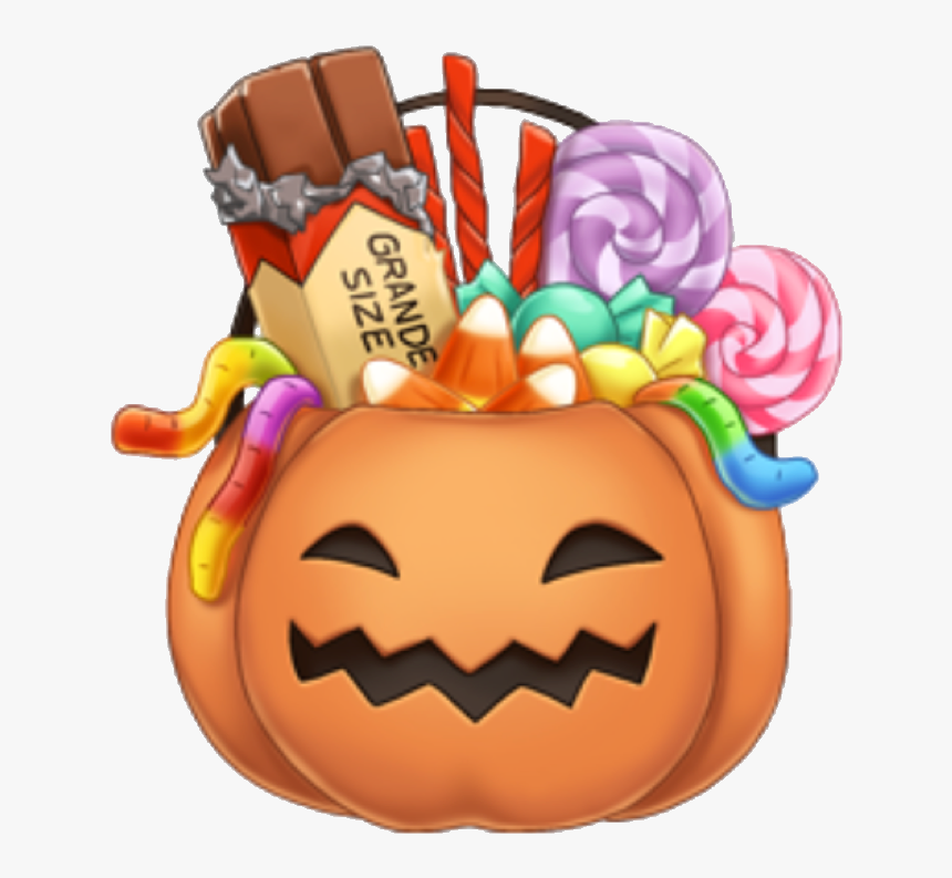 #arimoji #halloween #pumpkin #candy #grande #halloweencandy - Halloween Pumpkin With Candy, HD Png Download, Free Download