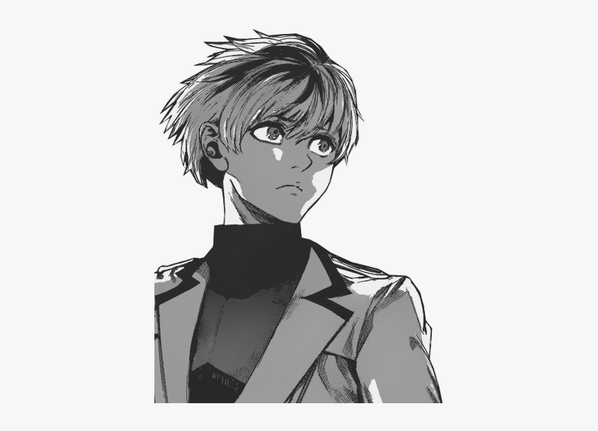 Manga And Tokyo Ghoul Image Ken Kaneki Black And White Hd Png Download Kindpng