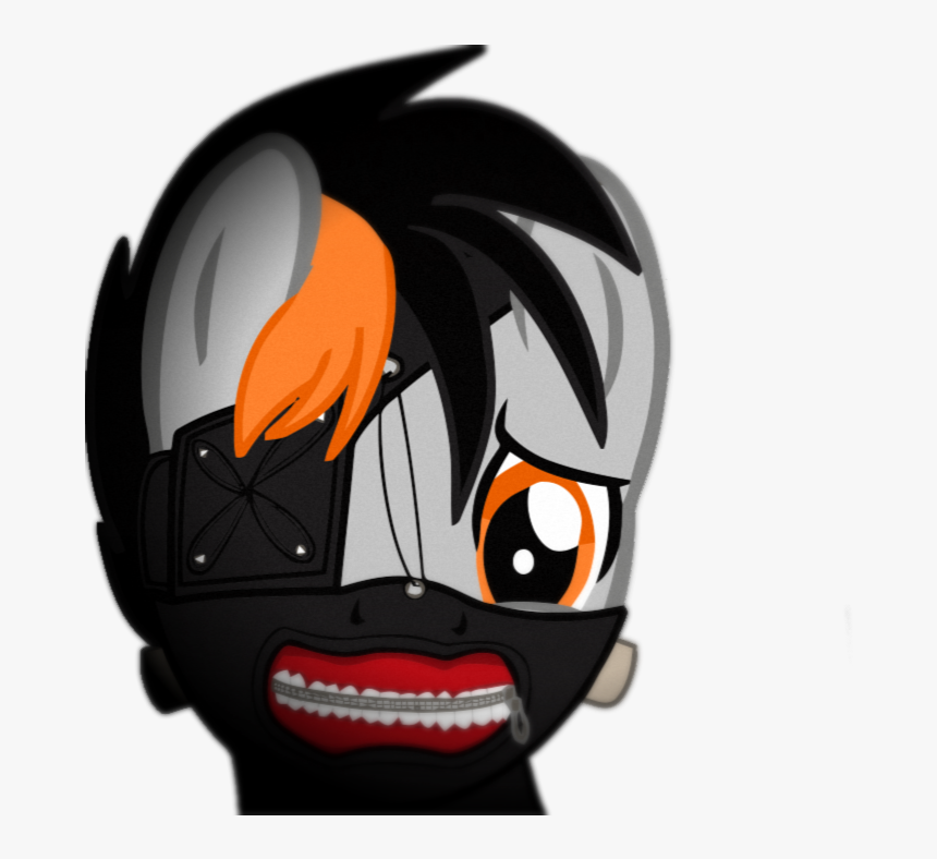 Tokyo Ghoul Mask If Anyone Want I Will Draw It For - Cartoon, HD Png Download, Free Download