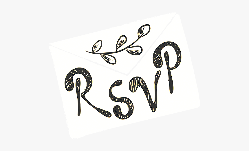 Rsvp Wedding Word Art - Illustration, HD Png Download, Free Download