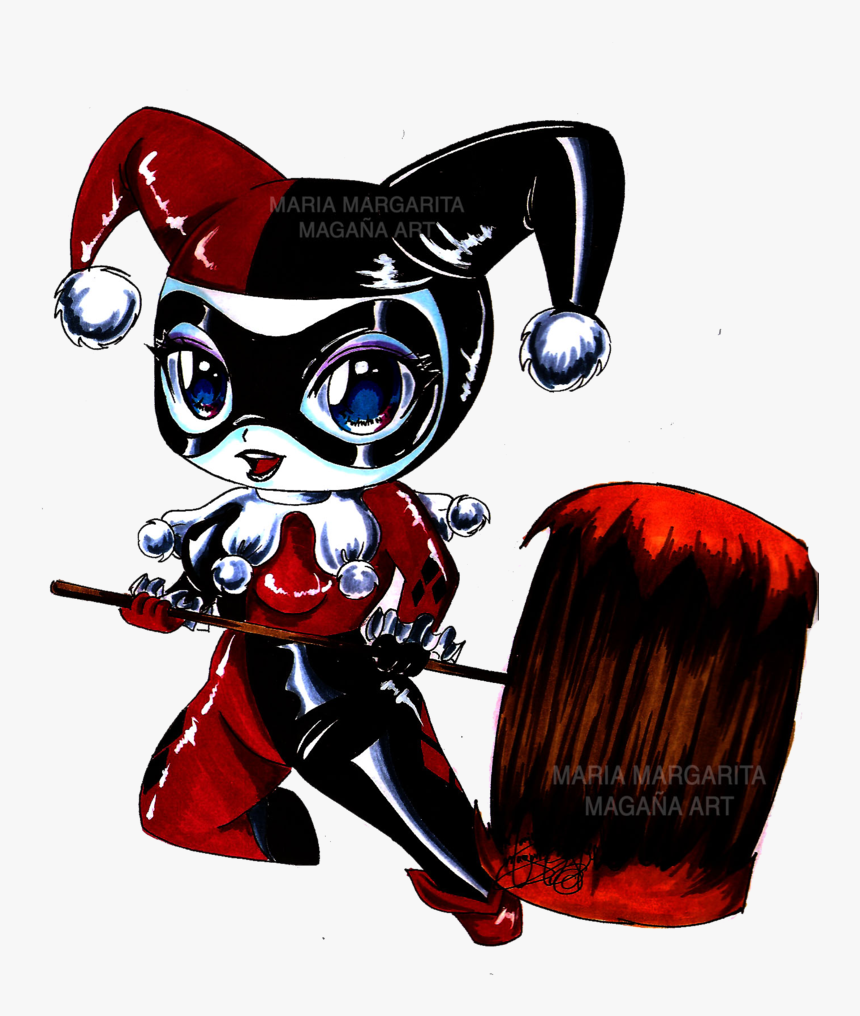 Transparent Harley Quinn New 52 Png - Chibi Harley Quinn Png, Png Download, Free Download