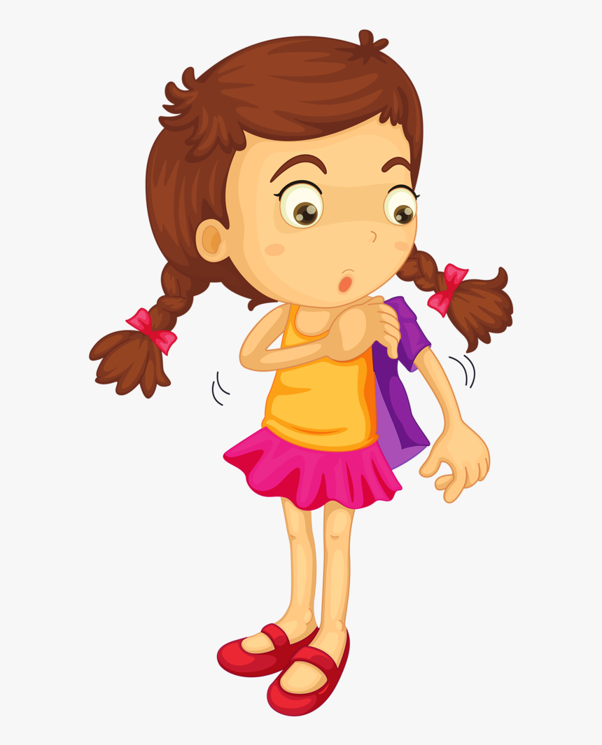 Girl Dressed Png - Get Dressed Cartoon Png, Transparent Png, Free Download