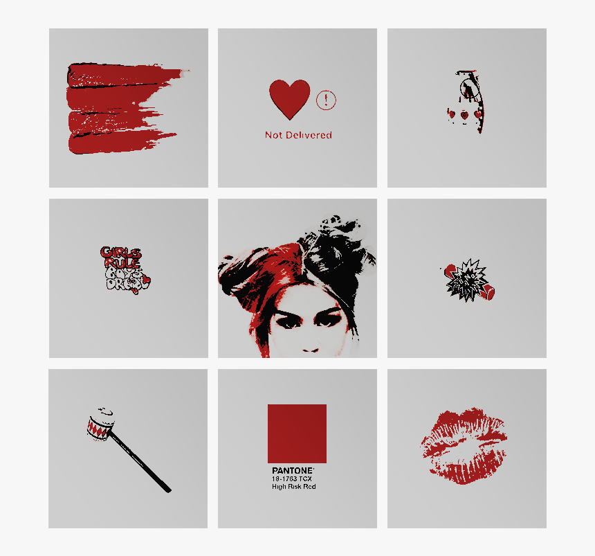 ““ New 52 Style Moodboard 1 / 
” ” - Aesthetic Harley Quinn Moodboard, HD Png Download, Free Download