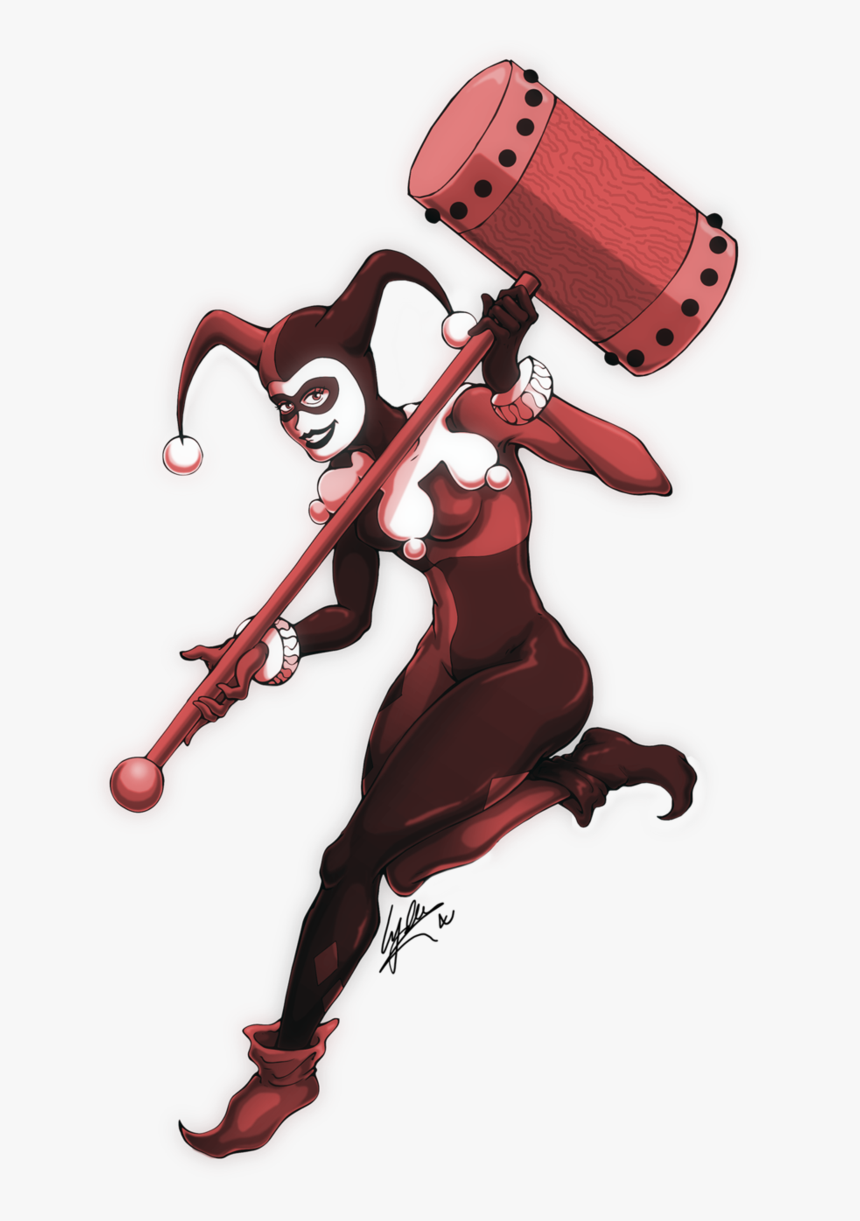 Harley Quinn Clipart Animated Series Mallet - Cartoon, HD Png Download, Free Download